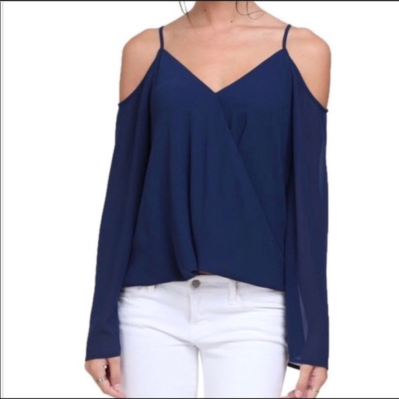 Navy Blue Blouse Naked Zebra - Picture 5 of 8